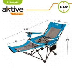 Chaise Longue Pliante De Camping Aktive -Pêche Vente Boutique chaise longue pliante de camping aktive 5
