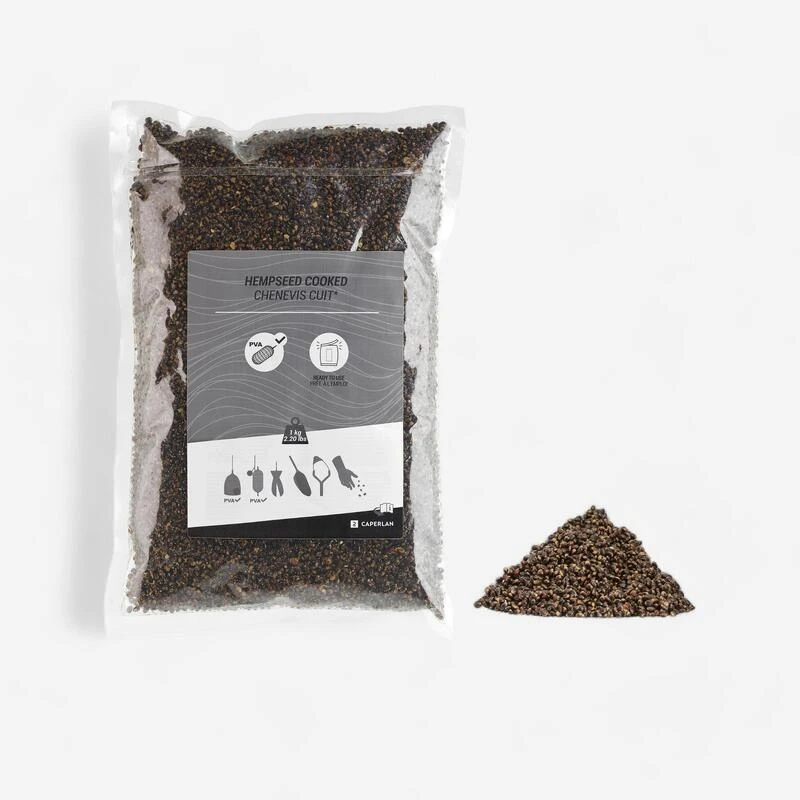 Chènevis Cuit 1kg Graines Pêche De La Carpe 1 Chènevis Cuit 1kg Graines Pêche De La Carpe