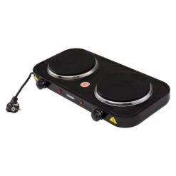Cuisinière Électrique Portable De Voyage Camping 2 Feux 2000W Mesko -Pêche Vente Boutique cuisiniere electrique portable de voyage camping 2 feux 2000w mesko 2