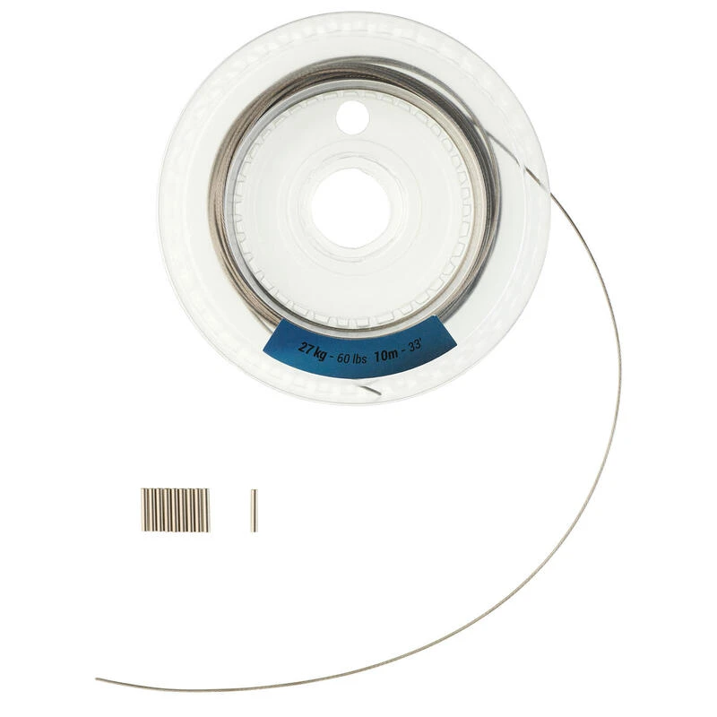 FIL D'ACIER TRESSÉ 10M 27KG PÊCHE EN MER 2 FIL D'ACIER TRESSÉ 10M 27KG PÊCHE EN MER – Image 2