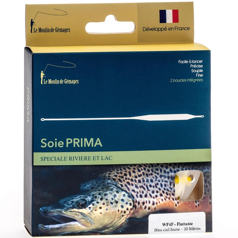 FIL DE SOIE PECHE A LA MOUCHE SOIE PRIMA WF5 1 FIL DE SOIE PECHE A LA MOUCHE SOIE PRIMA WF5