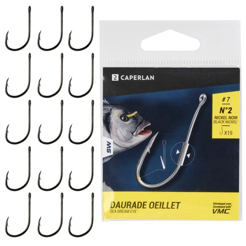 Hameçon à Oeillet HOOK DAURADE EYE Pêche En Mer 3 Hameçon à Oeillet HOOK DAURADE EYE Pêche En Mer – Image 3