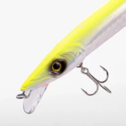Jerkbait Pêche Au Leurre En Mer JERKUDA 170F Blanc Fluo -Pêche Vente Boutique jerkbait peche au leurre en mer jerkuda 170f blanc fluo 2