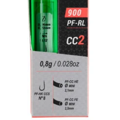 LIGNE MONTEE POUR LA PECHE DE LA CARPE AU COUP PF-RL900 CC2 0,8g -Pêche Vente Boutique ligne montee pour la peche de la carpe au coup pf rl900 cc2 08g 2