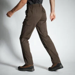 PANTALON CARGO RESISTANT STEPPE 300 MARRON -Pêche Vente Boutique pantalon cargo resistant steppe 300 marron 2