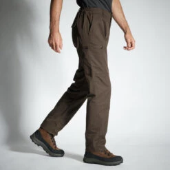 PANTALON CARGO RESISTANT STEPPE 300 MARRON -Pêche Vente Boutique pantalon cargo resistant steppe 300 marron 3