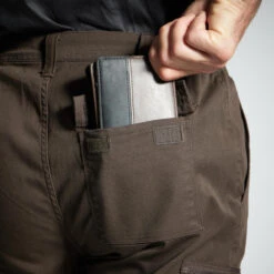 PANTALON CARGO RESISTANT STEPPE 300 MARRON -Pêche Vente Boutique pantalon cargo resistant steppe 300 marron 7