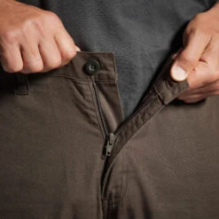 PANTALON CARGO RESISTANT STEPPE 300 MARRON -Pêche Vente Boutique pantalon cargo resistant steppe 300 marron 9