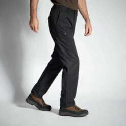 PANTALON CARGO RESISTANT STEPPE 300 NOIR -Pêche Vente Boutique pantalon cargo resistant steppe 300 noir 3