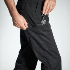 PANTALON CARGO RESISTANT STEPPE 300 NOIR -Pêche Vente Boutique pantalon cargo resistant steppe 300 noir 5