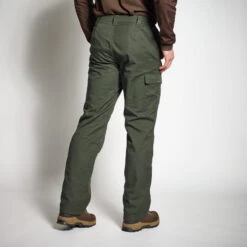 PANTALON CHASSE CHAUD VERT 100 -Pêche Vente Boutique pantalon chasse chaud vert 100 2