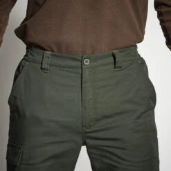 PANTALON CHASSE CHAUD VERT 100 -Pêche Vente Boutique pantalon chasse chaud vert 100 5