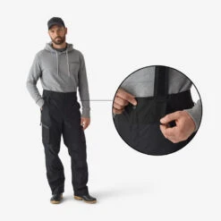 Pantalon De Pêche Imperméable Homme - FT 500 WPF Noir -Pêche Vente Boutique pantalon de peche impermeable homme ft 500 wpf noir 2
