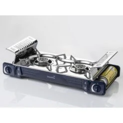 Réchaud à Gaz 2 Feux - Skandika Brann - Camping - Allumage Piezo - Mallette -Pêche Vente Boutique rechaud a gaz 2 feux skandika brann camping allumage piezo mallette 2