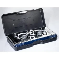 Réchaud à Gaz 2 Feux - Skandika Brann - Camping - Allumage Piezo - Mallette -Pêche Vente Boutique rechaud a gaz 2 feux skandika brann camping allumage piezo mallette 6