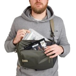 Sac à Bandoulière De Pêche 9L - Sling Bag 100 Kaki -Pêche Vente Boutique sac a bandouliere de peche 9l sling bag 100 kaki 6