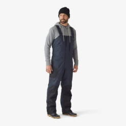Salopette De Pêche Imperméable Chaude Homme - FO 500 TH Grise -Pêche Vente Boutique salopette de peche impermeable chaude homme fo 500 th grise 2