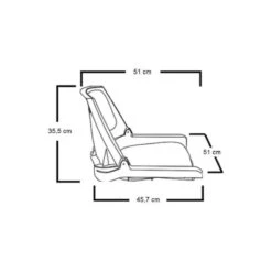 SIÈGE PILOTE RABATTABLE COUSSIN GRIS -Pêche Vente Boutique siege pilote rabattable coussin gris 6