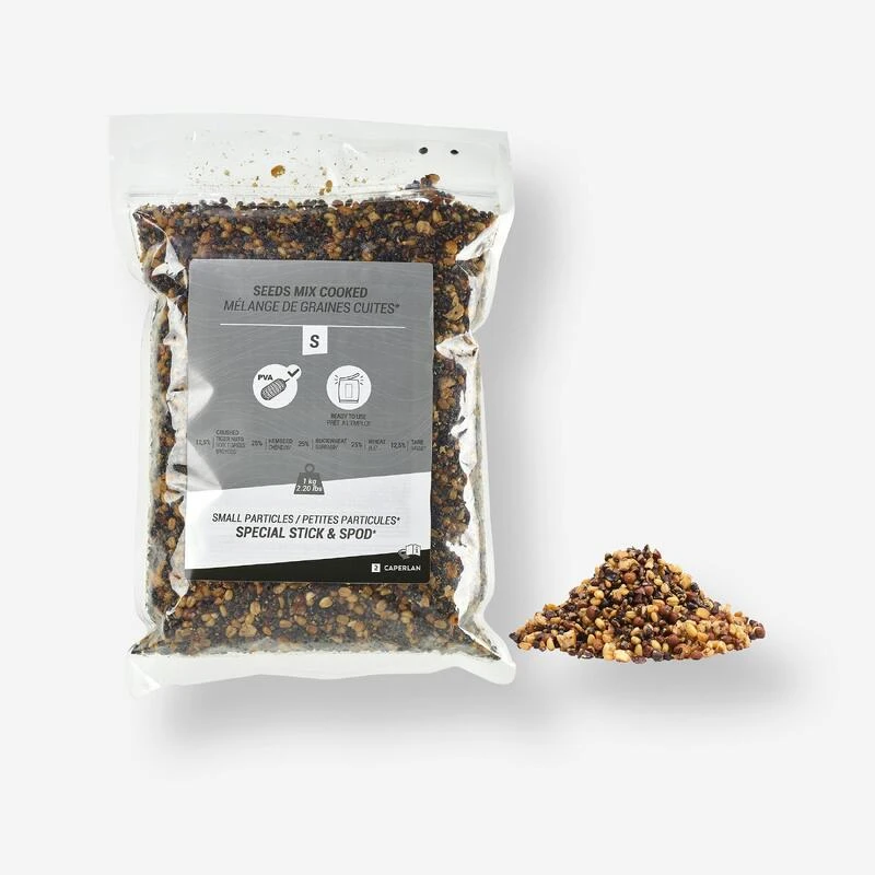 SPODMIX MÉLANGE GRAINES CUITES 1KG GRAINES PÊCHE DE LA CARPE 1 SPODMIX MÉLANGE GRAINES CUITES 1KG GRAINES PÊCHE DE LA CARPE