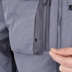 Veste De Pêche Imperméable 500 Grise -Pêche Vente Boutique veste de peche impermeable 500 grise 3