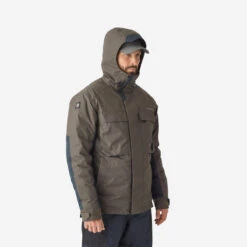 Veste De Pêche Imperméable Chaude Homme - FJ 500 TH Kaki -Pêche Vente Boutique veste de peche impermeable chaude homme fj 500 th kaki 2