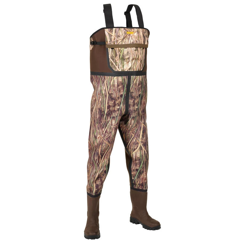 Waders Chasse Chaud 500 Néoprène Camouflage Marais 1 Waders Chasse Chaud 500 Néoprène Camouflage Marais